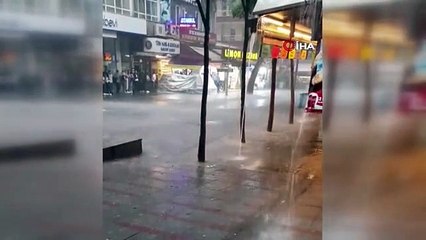 Ankara'da dolu yağışı hayatı olumsuz yönde etkiledi