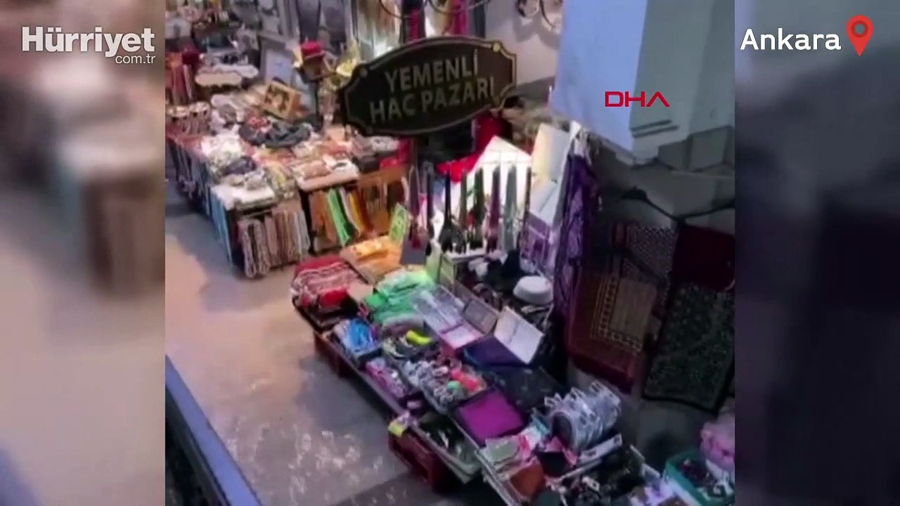 Ankara'da sağanak yağış nedeniyle cadde ve sokaklar göle döndü