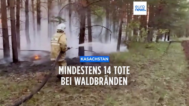 Blitzschlag: 14 Tote bei Waldbränden in Kasachstan