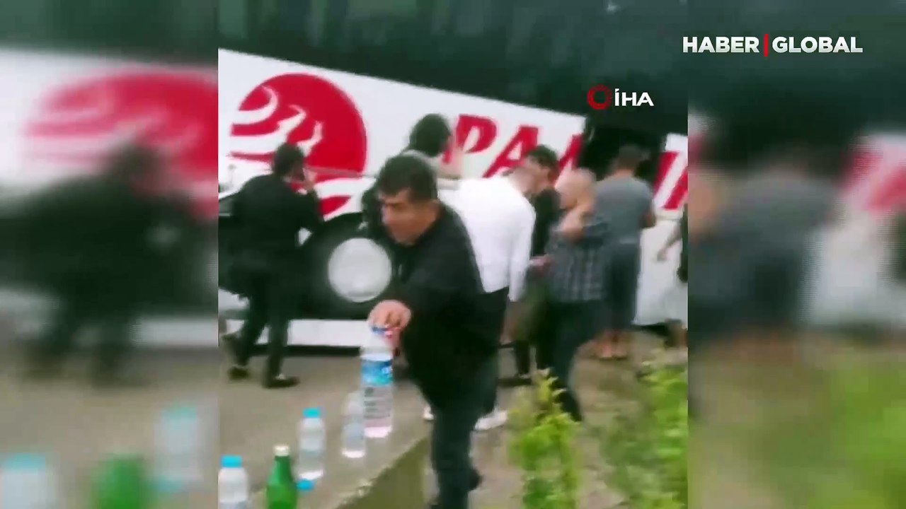 Antalya'da yolcu otobüsü şarampole düştü: Çok sayıda yaralı var