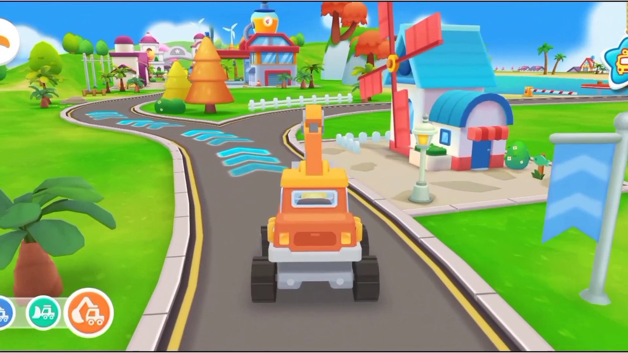 Ten Excavators Song | Cars for Kids | Vehicles Song | Nursery Rhymes | Kids Songs | BabyBus gmae