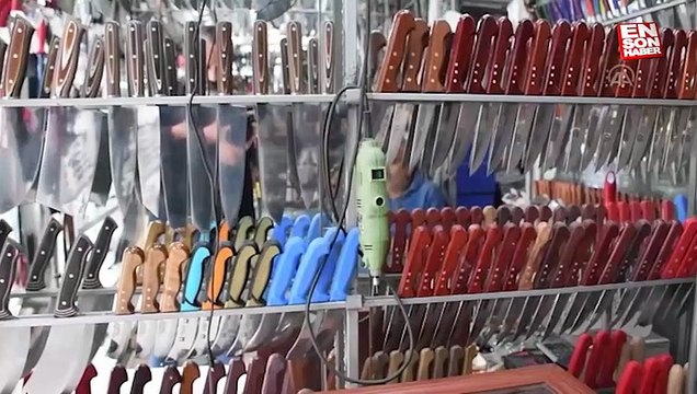 Kurban Bayramı öncesi 'Sivas bıçağı' ustalarının mesaisi yoğunlaştı