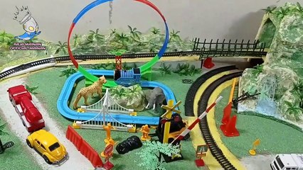 Drama kereta Api cc206, kereta uap, kereta MRT Berpetualang di gunung pedesaan seru banget