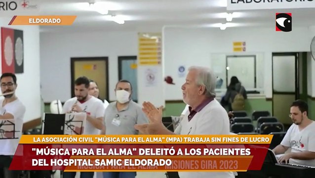 Música para el alma deleitó a los pacientes del hospital SAMIC Eldorado