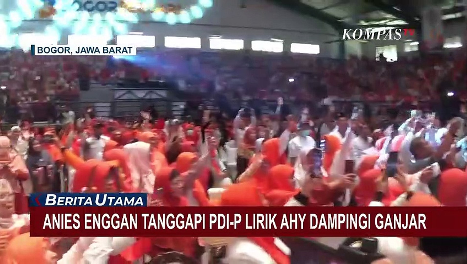 Bacapres Anies Enggan Tanggapi PDI-P Lirik AHY Dampingi Ganjar