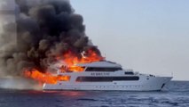 Egypte: trois Britanniques portés disparus après l'incendie de leur yacht