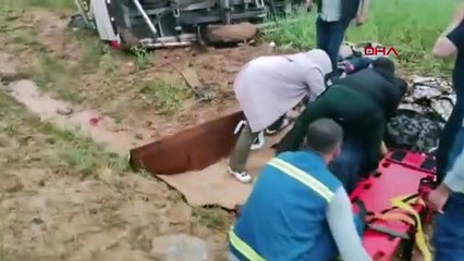 Accident de minibus à Sivas： 13 blessés