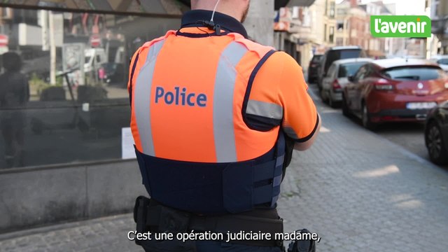 Reconstitution du meurtre d'Esteban rue de l'Inquiétude à Namur