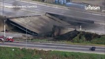 États-Unis : une autoroute s’effondre à Philadelphie après qu’un camion-citerne a pris feu