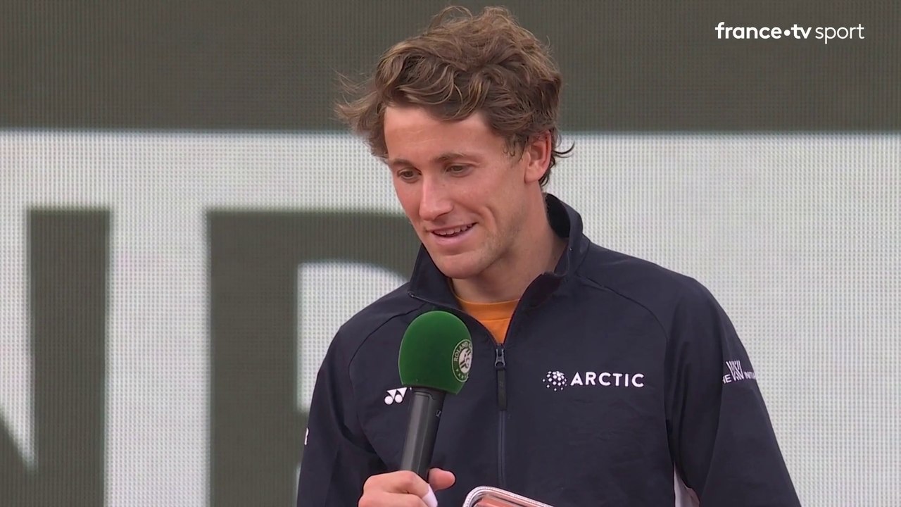 Finale - Casper Ruud : J'espère que ce sera un grand Roland-Garros pour moi l'année prochaine