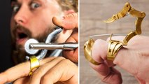 Gadget For Stuck Jewelry Rings Testing x Exposing Popular Crafts, Gadgets And Repair Hacks