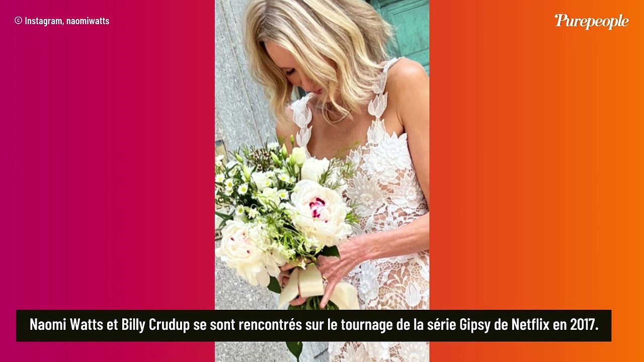 Naomi Watts a épousé un acteur, elle confirme avec une photo de la cérémonie intime