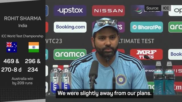 Sharma rues failed execution in WTC final defeat