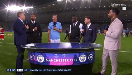 Erling Haaland after UCL Final - I Still Have That Balotelli Jersey