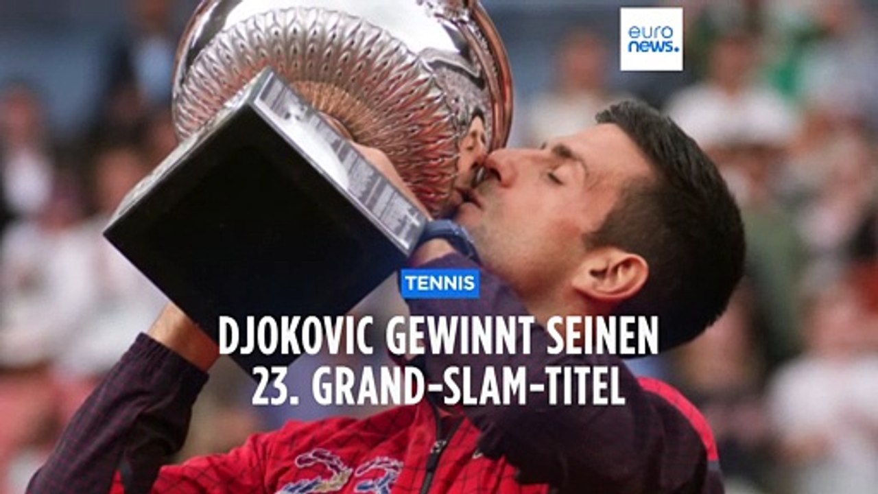 Djokovic krönt sich zum erfolgreichsten Tennisspieler der Geschichte