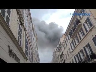 Marseille : une boutique en flamme rue Saint-Férreol