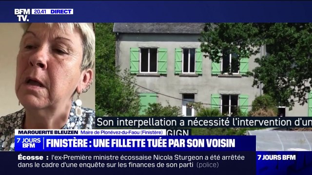 Fillette tuée dans le Finistère: C'est vraiment des problèmes de voisinage , affirme Marguerite Bleuzen, maire de la commune