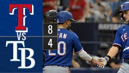 Resumen Rangers de Texas vs Mantarrayas de Tampa Bay | MLB 10-06-2023