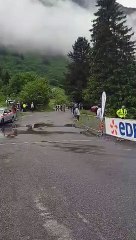 Les arrivées au Mini Val d'Azun