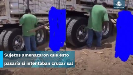 Agarran a tablazos a trailero; autoridades de Sonora niegan que haya pasado en el estado