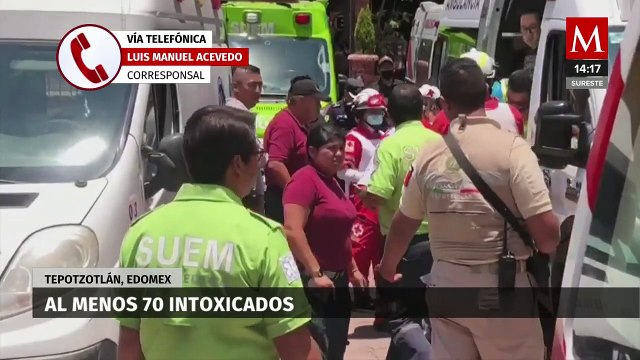 Decenas de invitados a una boda se intoxican en Tepoztlán, Edomex