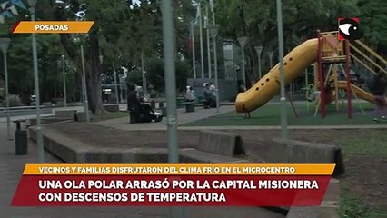 Una ola polar arrasó por la capital misionera con descensos de temperatura