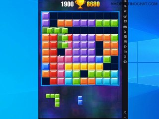 Playing game Block puzzle 01 jugando gaming