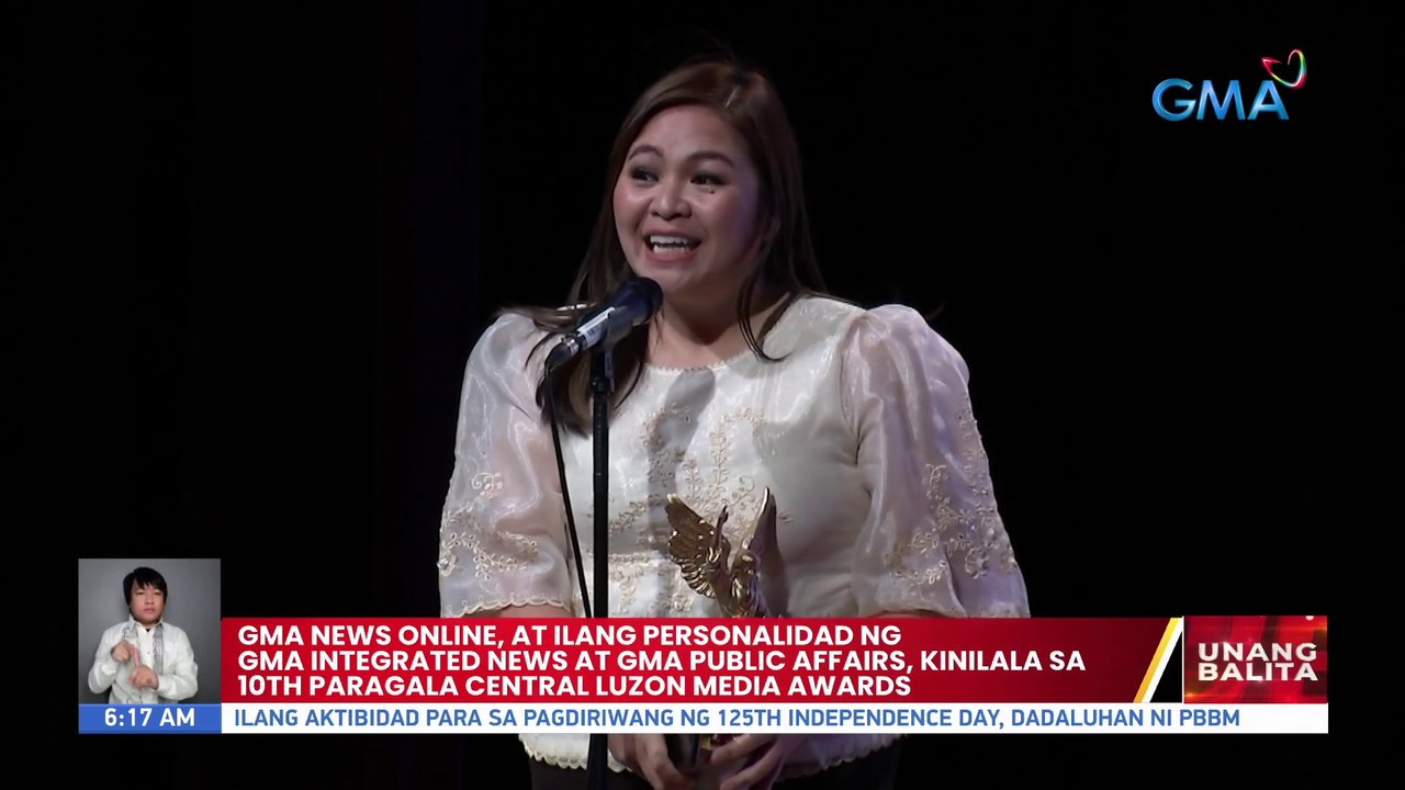 GMA News Online, at ilang personalidad ng GMA Integrated News at GMA Public Affairs, kinilala sa 10th Paragal Central Luzon Media Awards | UB