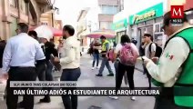 Dan último adiós a joven que murió limpiando azotea de tienda Vertiche en San Luis Potosí