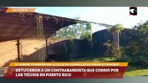 Detuvieron a un contrabandista que corrió por los techos en Puerto Rico