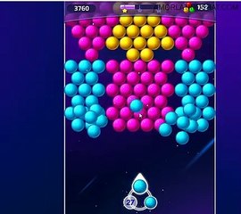 Playing Bubble Pop level 1 to 4 nivel del 1 al 4 jugando juego on my computer