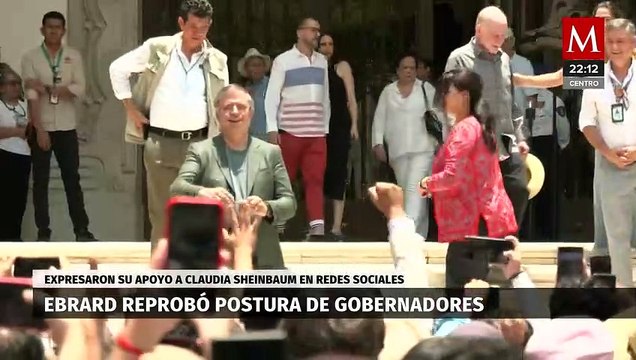 Ebrard cuestiona decisiones de gobernadores al mostrar apoyo de forma anticipada