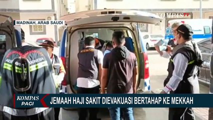 Jemaah Haji yang Sakit Dievakuasi Bertahap dari Madinah ke Mekkah dengan Ambulans!