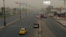 طوفان شن موصل عراق را در بر گرفت