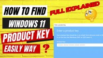 How to find windows 11 product key || How to Find Windows Product Key in Easy Way