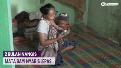 Download Video: Miris! 2 Bulan Nangis, Mata Bayi di Ponorogo Nyaris Lepas