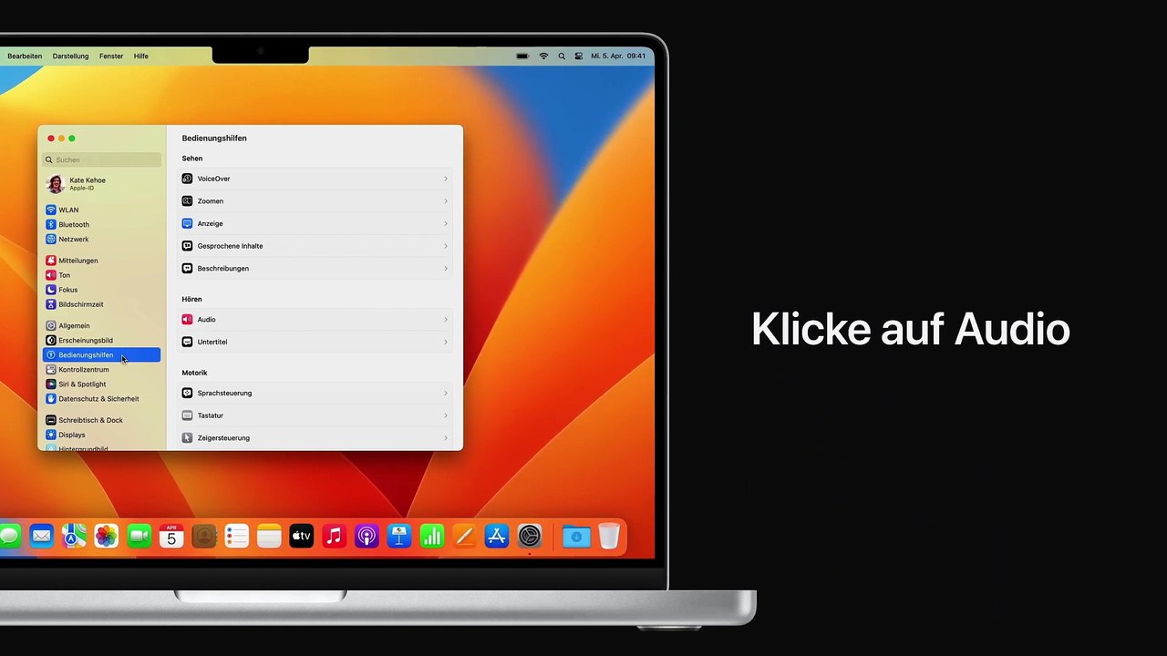Hintergrundgeräusche auf einem Mac verwenden