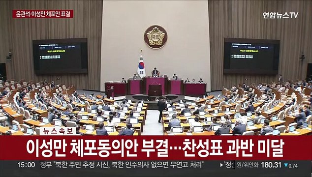 [현장연결] 본회의서 윤관석·이성만 체포동의안 표결…결과 발표