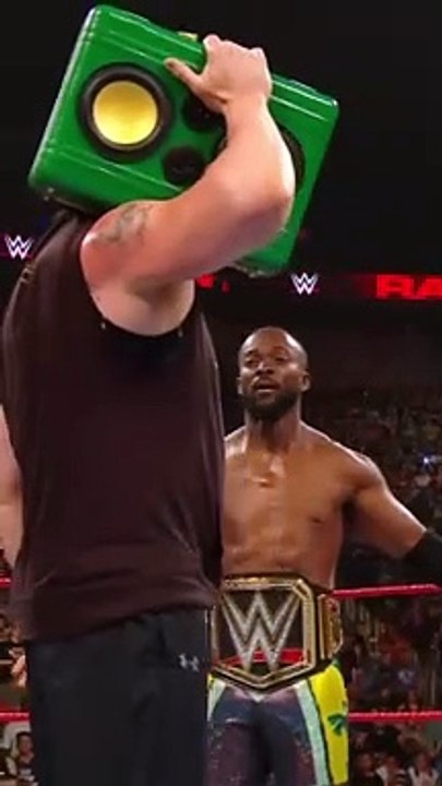 Paul Heyman was really jamming out to the boombox Money in the Bank briefcase