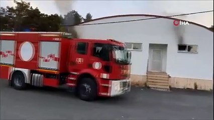 İnanlı Çeşmesi Amfi Tiyatro'da yangın