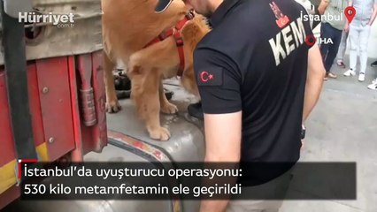 Video herunterladen: İstanbul'da uyuşturucu operasyonu: 530 kilo metamfetamin ele geçirildi