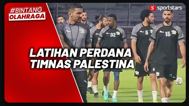 Intip Latihan Perdana Timnas Palestina di Gelora 10 November Surabaya
