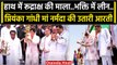 MP के Jabalpur पहुंचीं Congress नेता Priyanka Gandhi ने की Narmada Pooja | वनइंडिया हिंदी