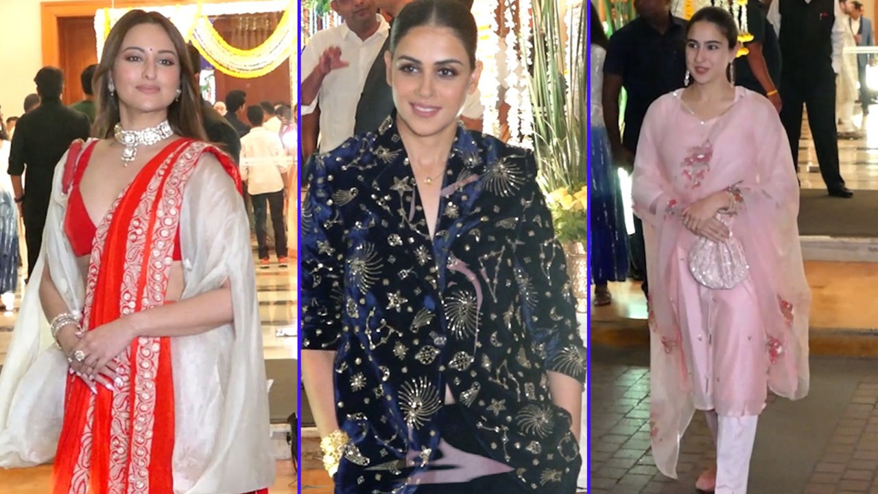 Sara Ali Khan, Genelia D'Souza and many more Celebs Arrived at Ira Trivedi's Wedding