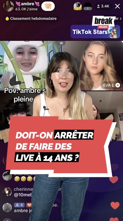 Doit-on arrêter de faire des live à 14 ans ?