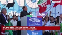 Former Italian prime minister Silvio Berlusconi dies at 86