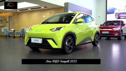 Battery pack 30.08kWh and 38.88kWh , Range 305km and 405km, New BYD Seagull 2023