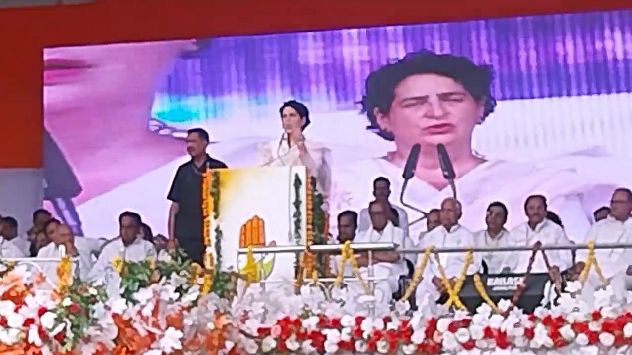 प्रियंका गांधी ने जबलपुर से किया कांग्रेस का चुनाव प्रचार शुरू- देखें वीडियो