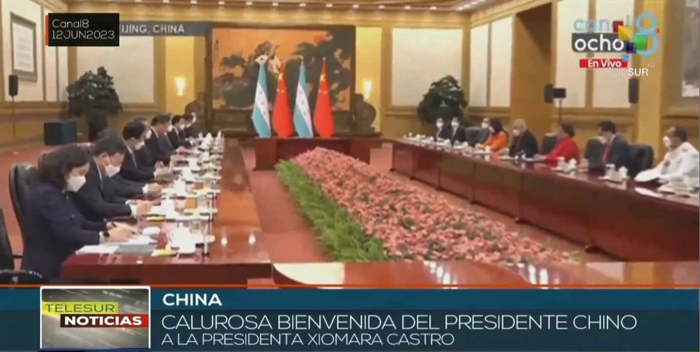 Presidentes Xi Jinping y Xiomara Castro se reúnen en Beijing