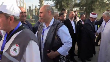 انطلاق أول فوج من حجاج قطاع غزة